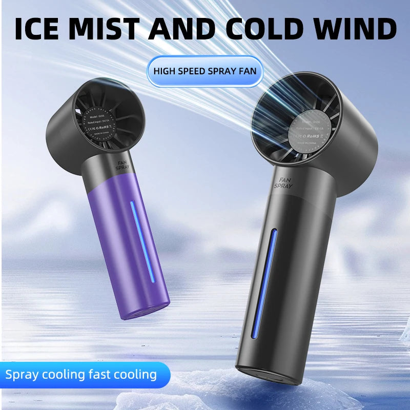Kaze Mist Fan — Instant Cool Mist Wherever You Go