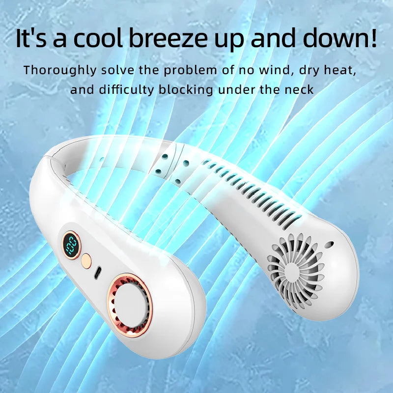 Kaze Neck Fan | Hands-Free Bladeless Portable Cooling Fan